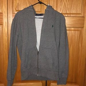 Polo zip up hoodie